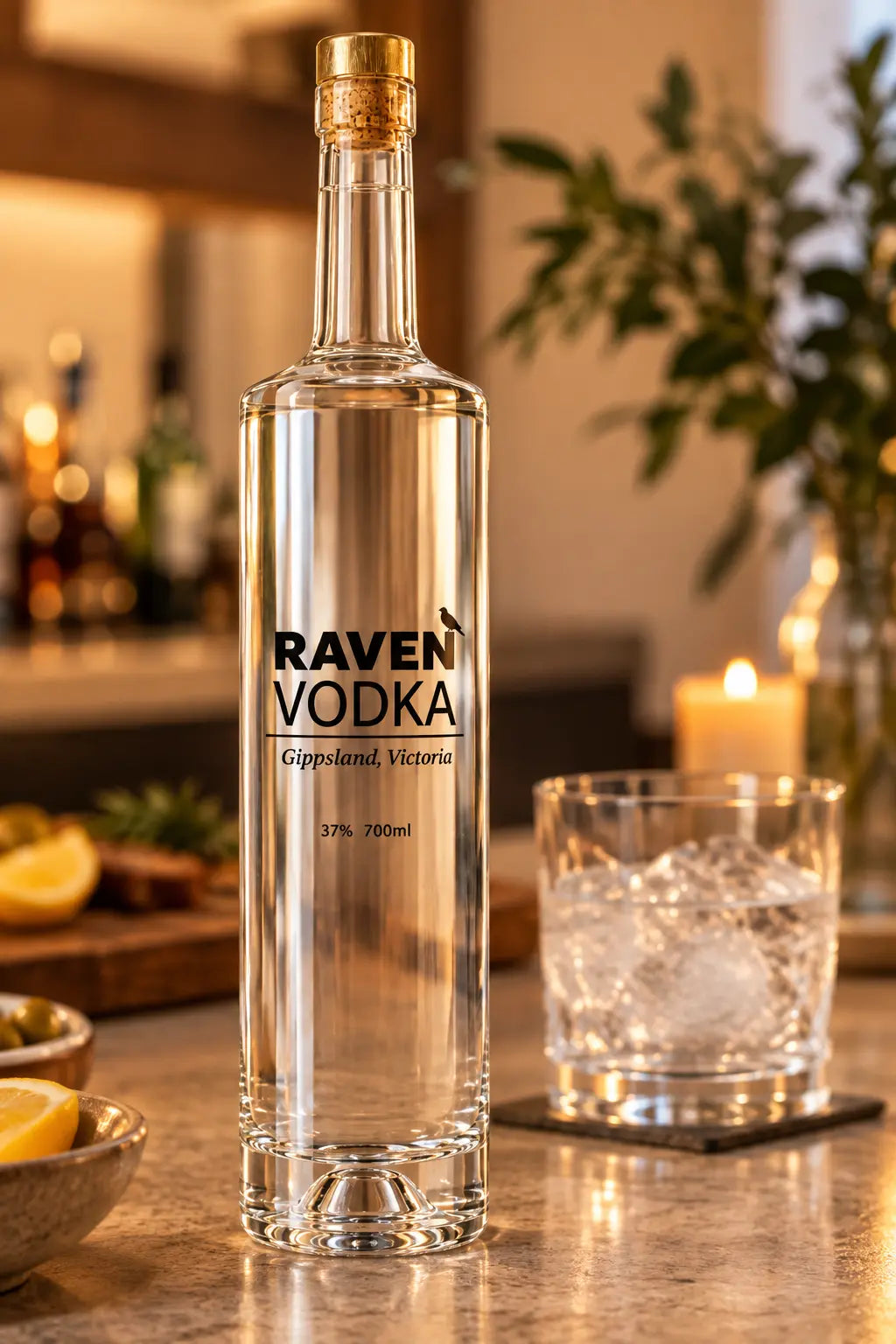Raven Gippsland Vodka 700mL bottle from High Country Hooch