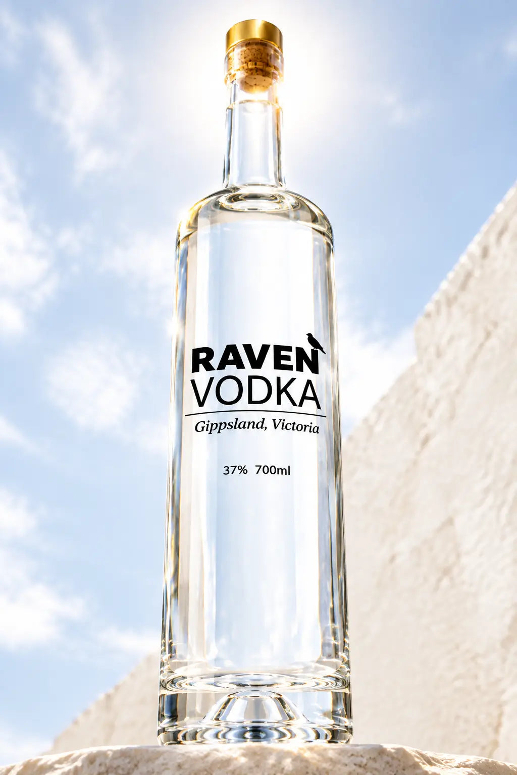 Raven Gippsland Vodka 700mL bottle from High Country Hooch