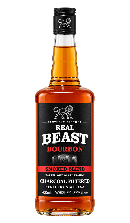 Real Beast Blended Bourbon Whiskey 700mL bottle from Kentucky