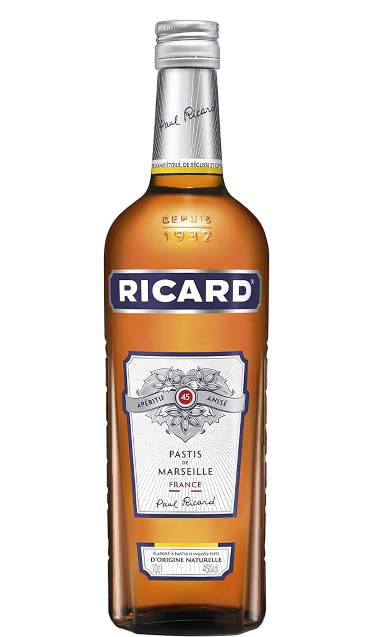 Find out more or buy Ricard Aperitif Liqueur 700ml (France) online at Wine Sellers Direct - Australia’s independent liquor specialists.