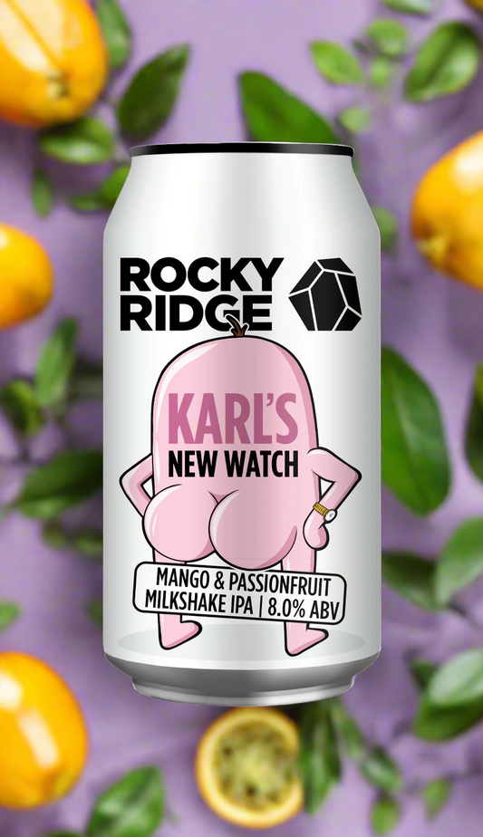 Find out more or buy Rocky Ridge Karl's New Watch Milkshake IIPA 375ml online at Wine Sellers Direct - Australia’s independent liquor specialists.