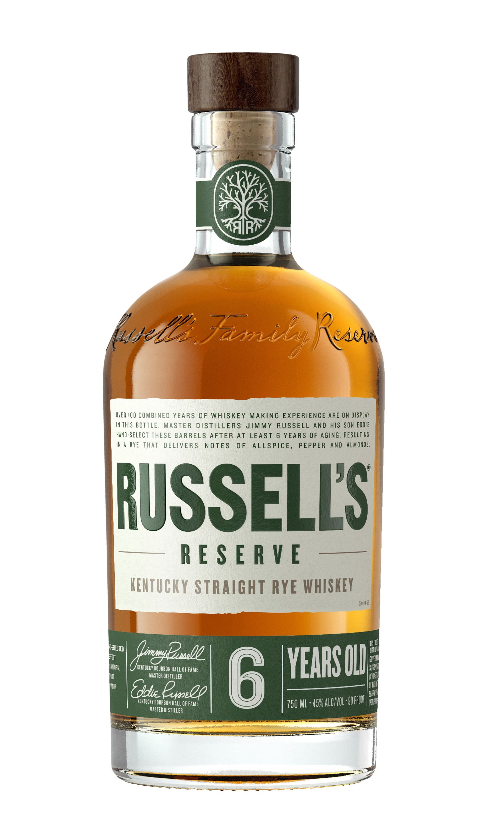 Find out more, explore the range and purchase Russell's Reserve Kentucky Straight Rye Whiskey 6YO 750mL available online at Wine Sellers Direct - Australia's independent liquor specialists.