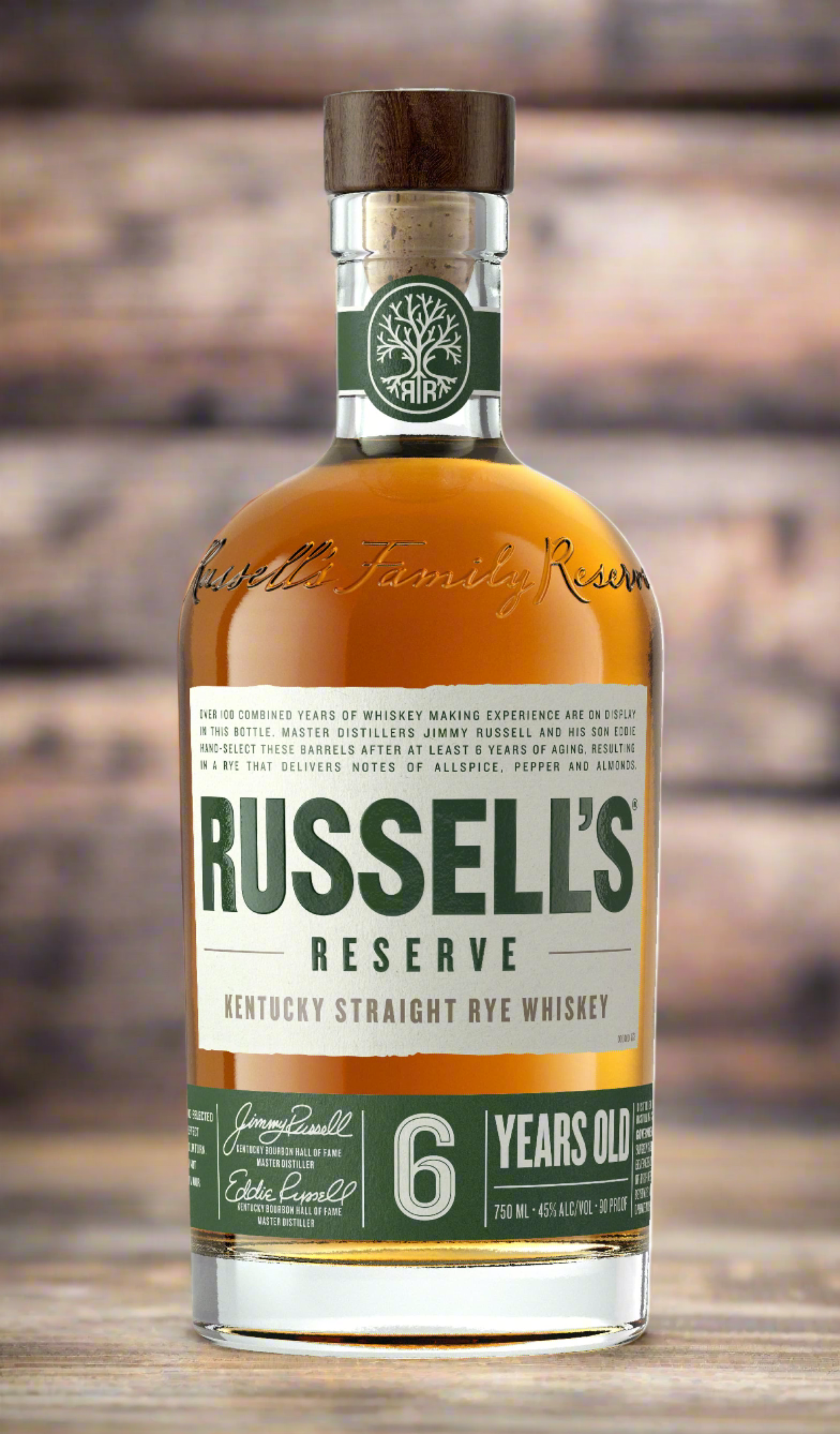 Russell's Reserve Rye Russell's Reserve Kentucky Straight Rye Whiskey 6YO 750mL