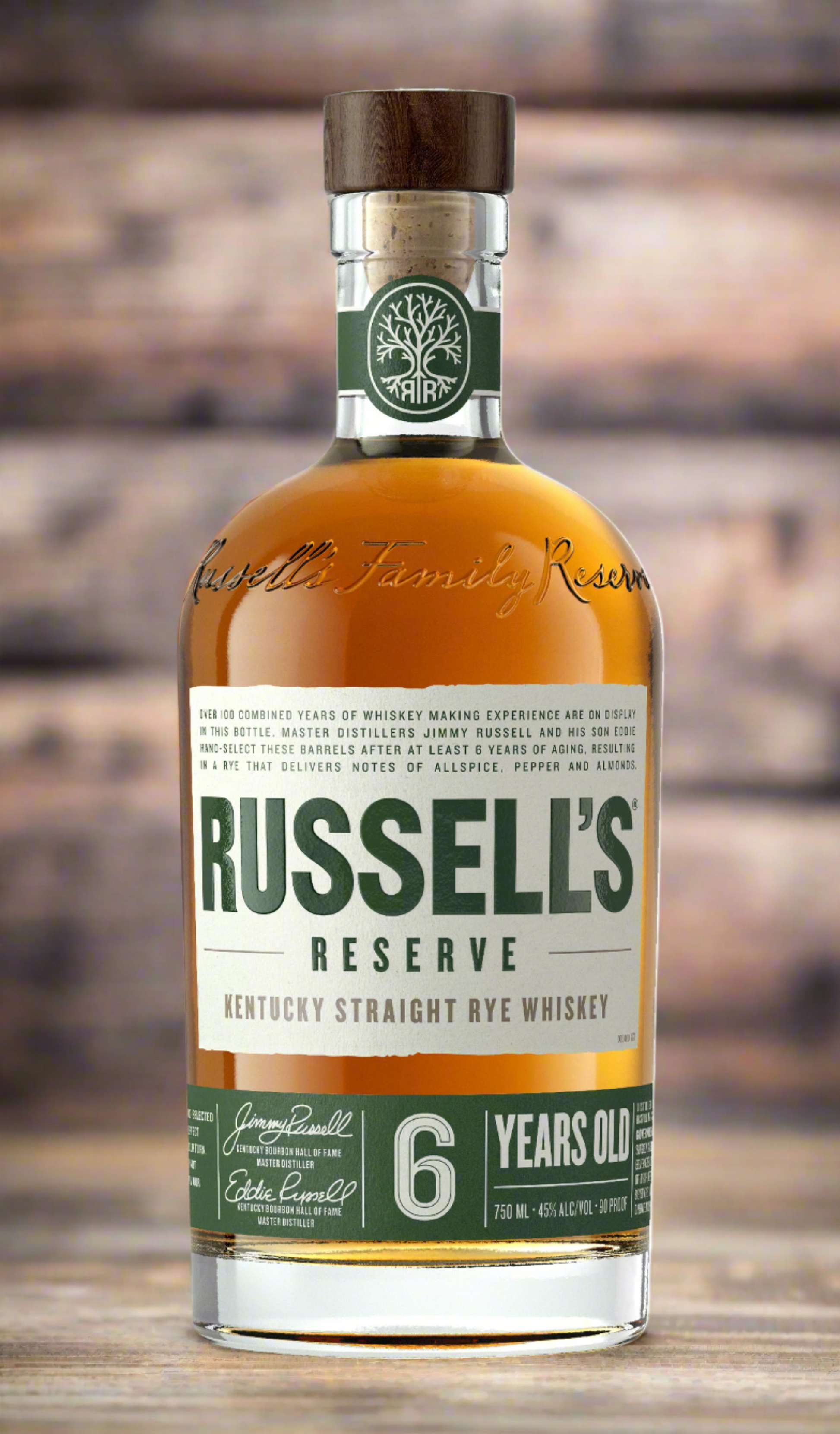 Find out more, explore the range and purchase Russell's Reserve Kentucky Straight Rye Whiskey 6YO 750mL available online at Wine Sellers Direct - Australia's independent liquor specialists.