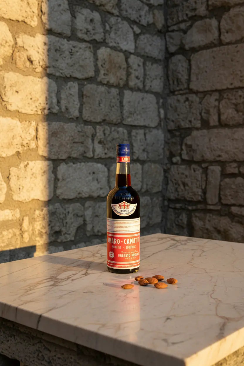 Sangallo Amaro Camatti 700mL bottle of bitters from Italy.