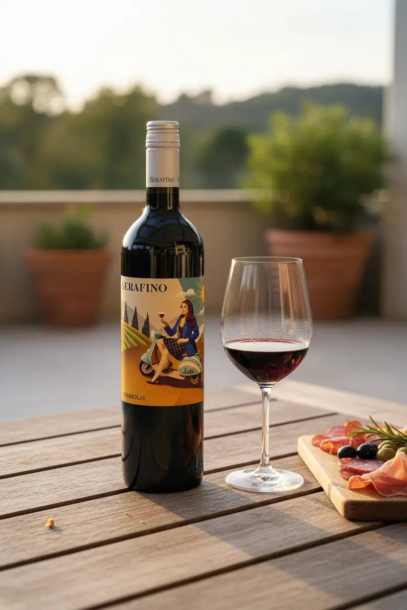 Serafino Bellissimo Nebbiolo 2025 750mL bottle of red wine from McLaren Vale