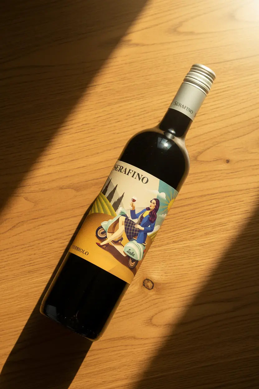 Serafino Bellissimo Nebbiolo 2025 750mL bottle of red wine from McLaren Vale