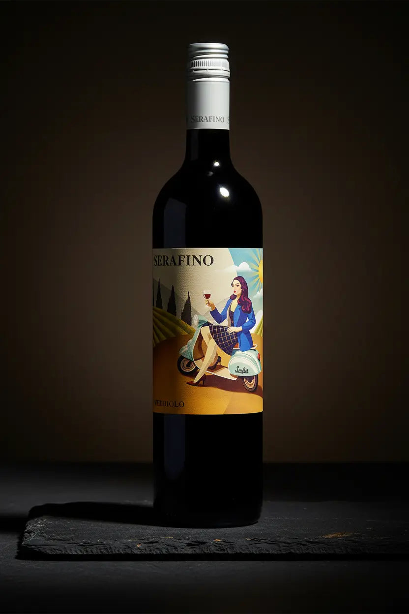 Serafino Bellissimo Nebbiolo 2025 750mL bottle of red wine from McLaren Vale