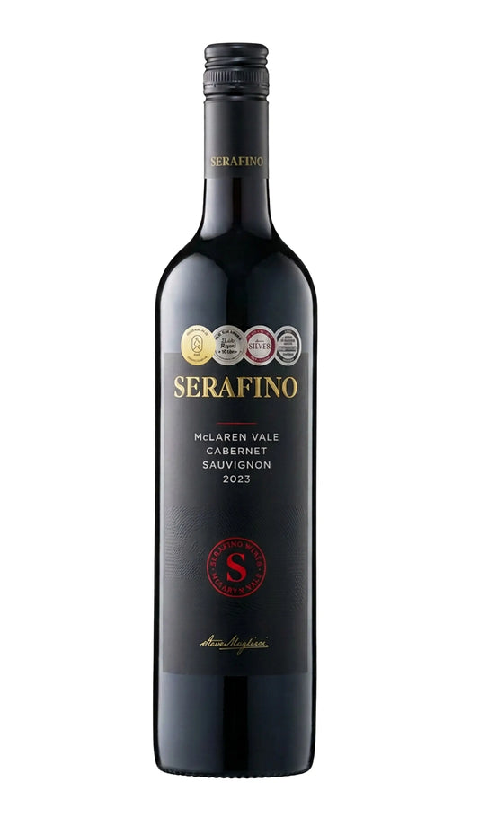 Serafino Black Label Cabernet Sauvignon 2023 McLaren Vale South Australia 750mL wine bottle