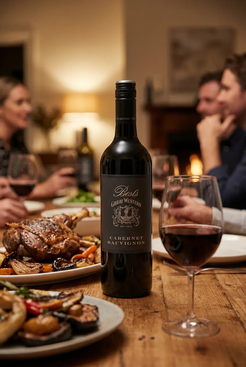 Best's Great Western Cabernet Sauvignon 2022 red wine bottle from Great Western, Victoria, Australia.