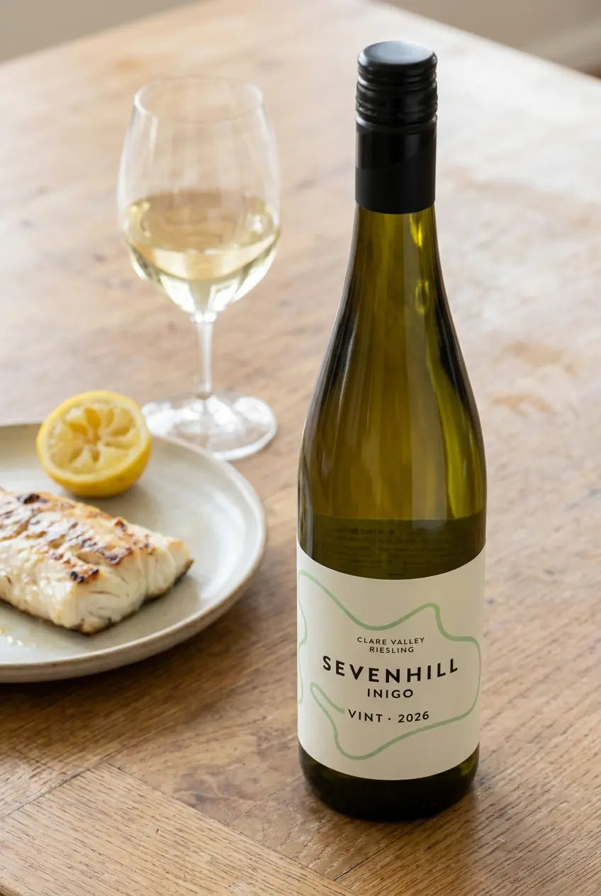 Sevenhill Inigo Riesling 2026 750mL bottle of white wine from Clare Valley