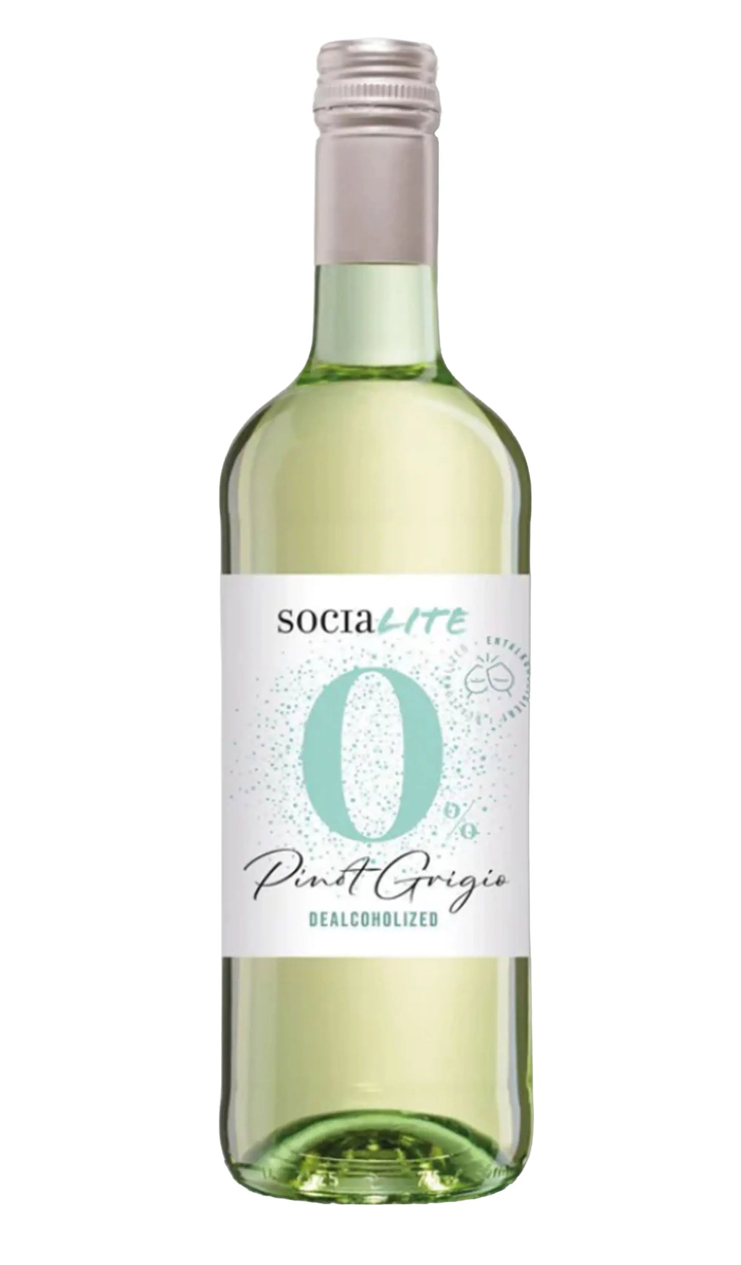 Buy SociaLite Pinot Grigio 0% Non-Alcoholic NV 750ml online at Wine Sellers Direct's best prices.