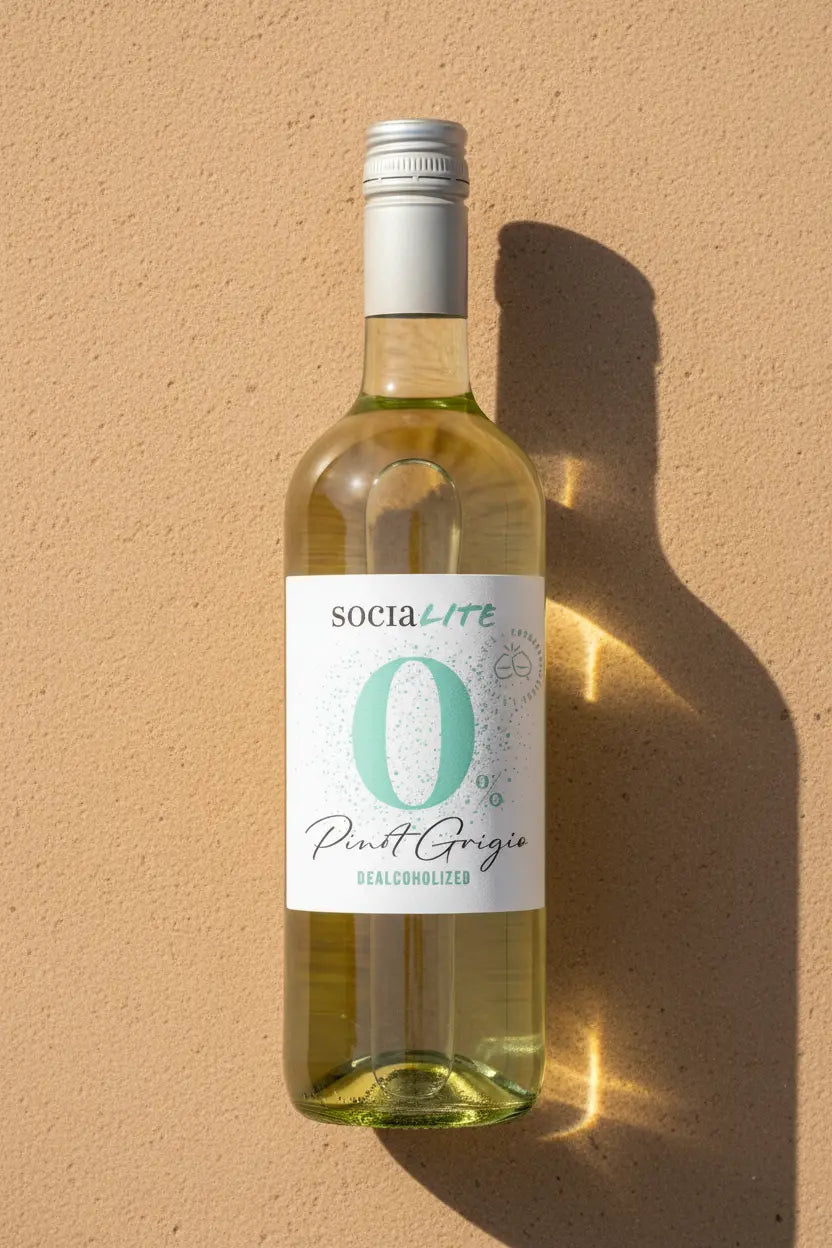 Buy SociaLite Pinot Grigio 0% Non-Alcoholic NV 750ml online at Wine Sellers Direct's best prices.