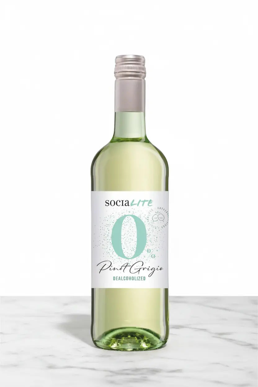 Buy SociaLite Pinot Grigio 0% Non-Alcoholic NV 750ml online at Wine Sellers Direct's best prices.