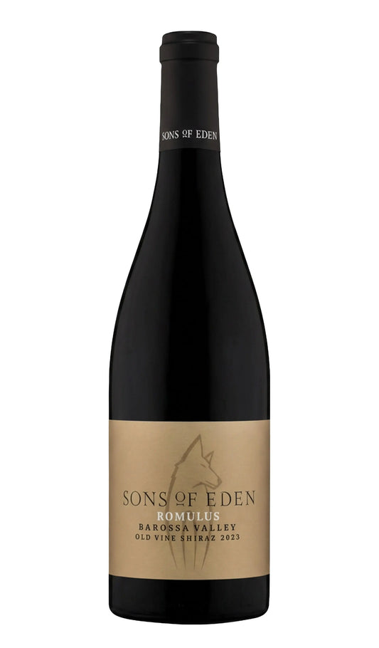 Sons of Eden Romulus Old Vine Shiraz 2023 Barossa Valley red wine bottle