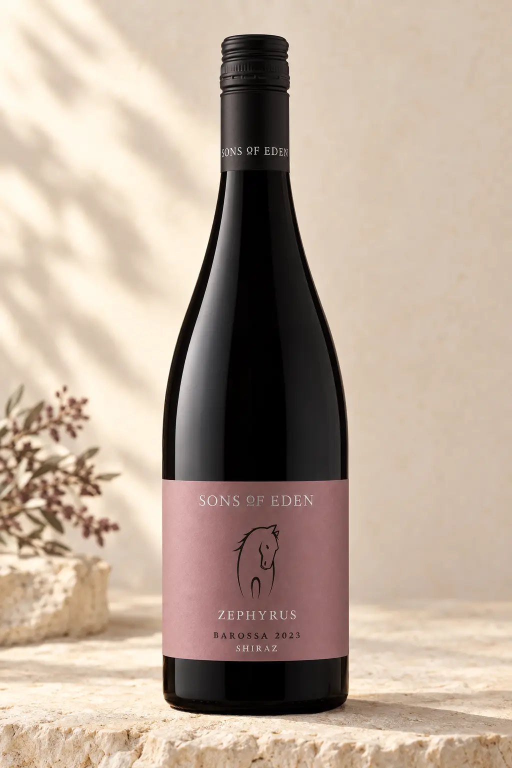 Sons of Eden Zephyrus Shiraz 2023 750mL bottle of red wine from Eden & Barossa Valley's.