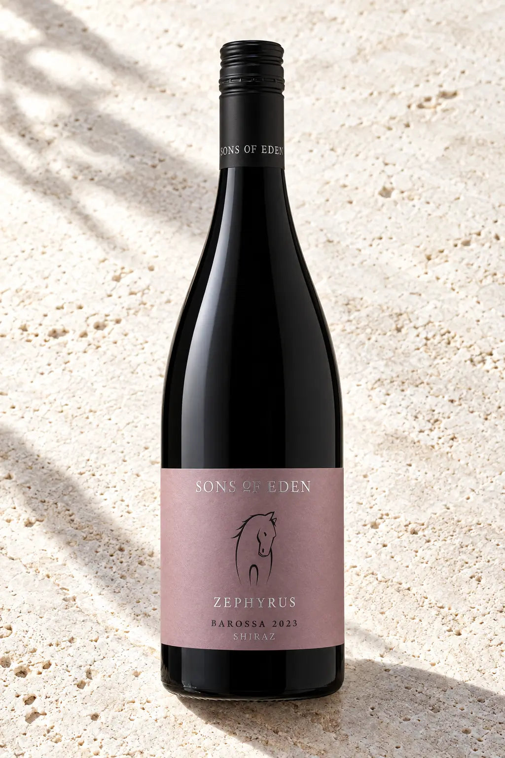 Sons of Eden Zephyrus Shiraz 2023 750mL bottle of red wine from Eden & Barossa Valley's.