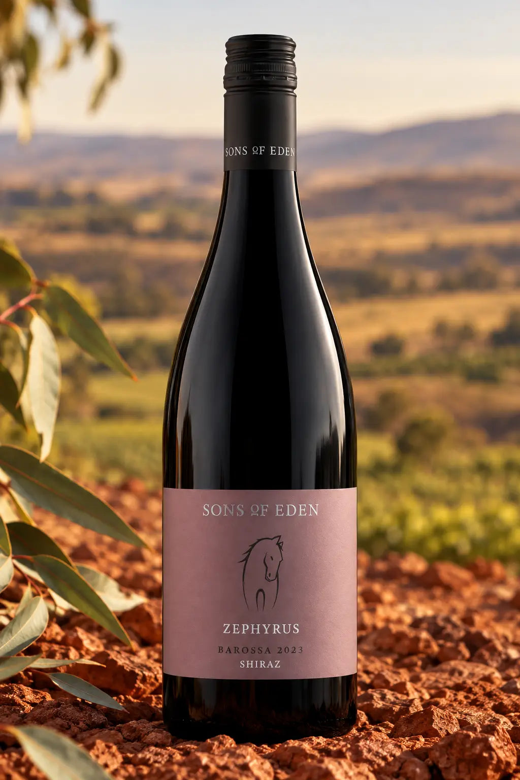 Sons of Eden Zephyrus Shiraz 2023 750mL bottle of red wine from Eden & Barossa Valley's.