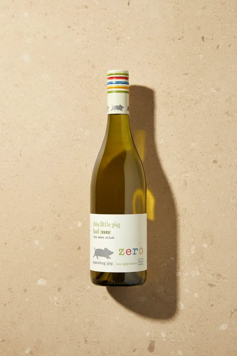 Buy Squealing Pig Sauvignon Blanc Zero 750ml Marlborough online at Wine Sellers Direct's best prices.