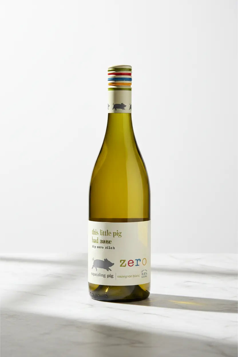 Buy Squealing Pig Sauvignon Blanc Zero 750ml Marlborough online at Wine Sellers Direct's best prices.