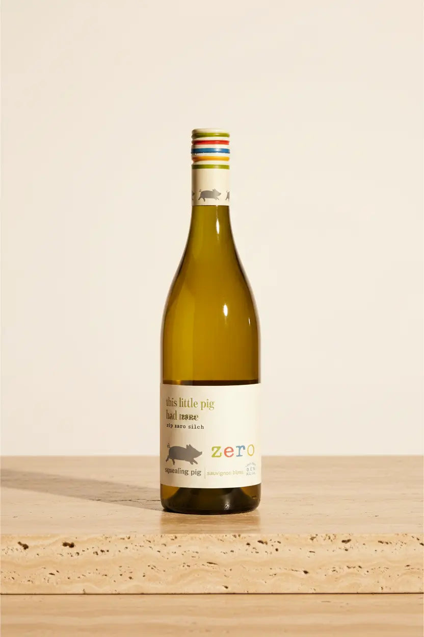 Buy Squealing Pig Sauvignon Blanc Zero 750ml Marlborough online at Wine Sellers Direct's best prices.