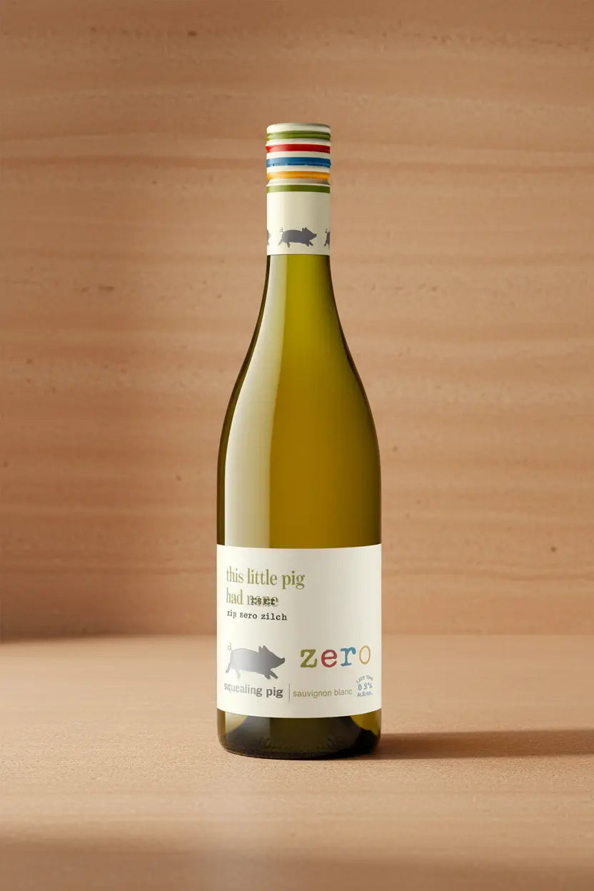 Buy Squealing Pig Sauvignon Blanc Zero 750ml Marlborough online at Wine Sellers Direct's best prices.