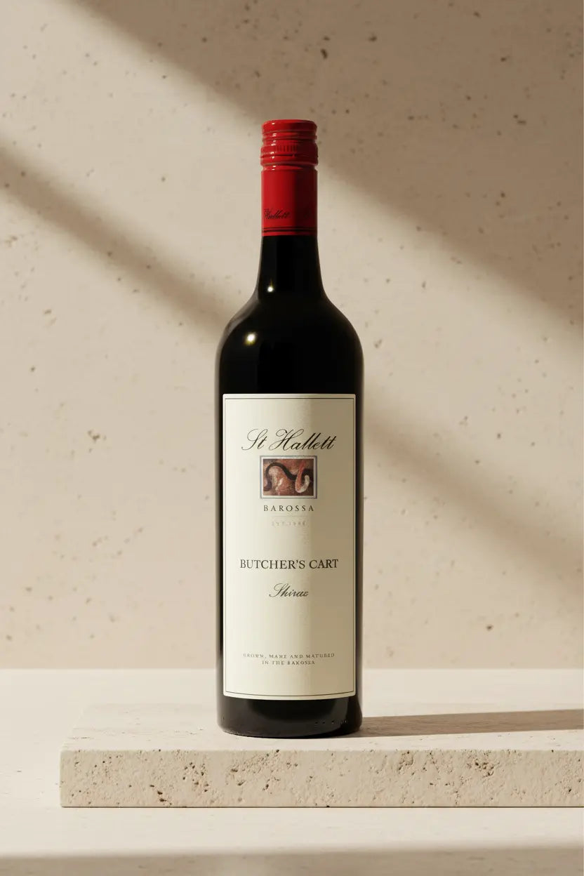 Buy St Hallett Butcher's Cart Shiraz 2024 Barossa Valley online at Wine Sellers Direct's best prices.
