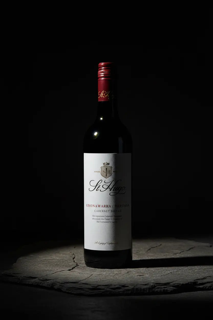 St Hugo Signature Cabernet Shiraz 2023 750ml red wine bottle from Coonawarra & Barossa