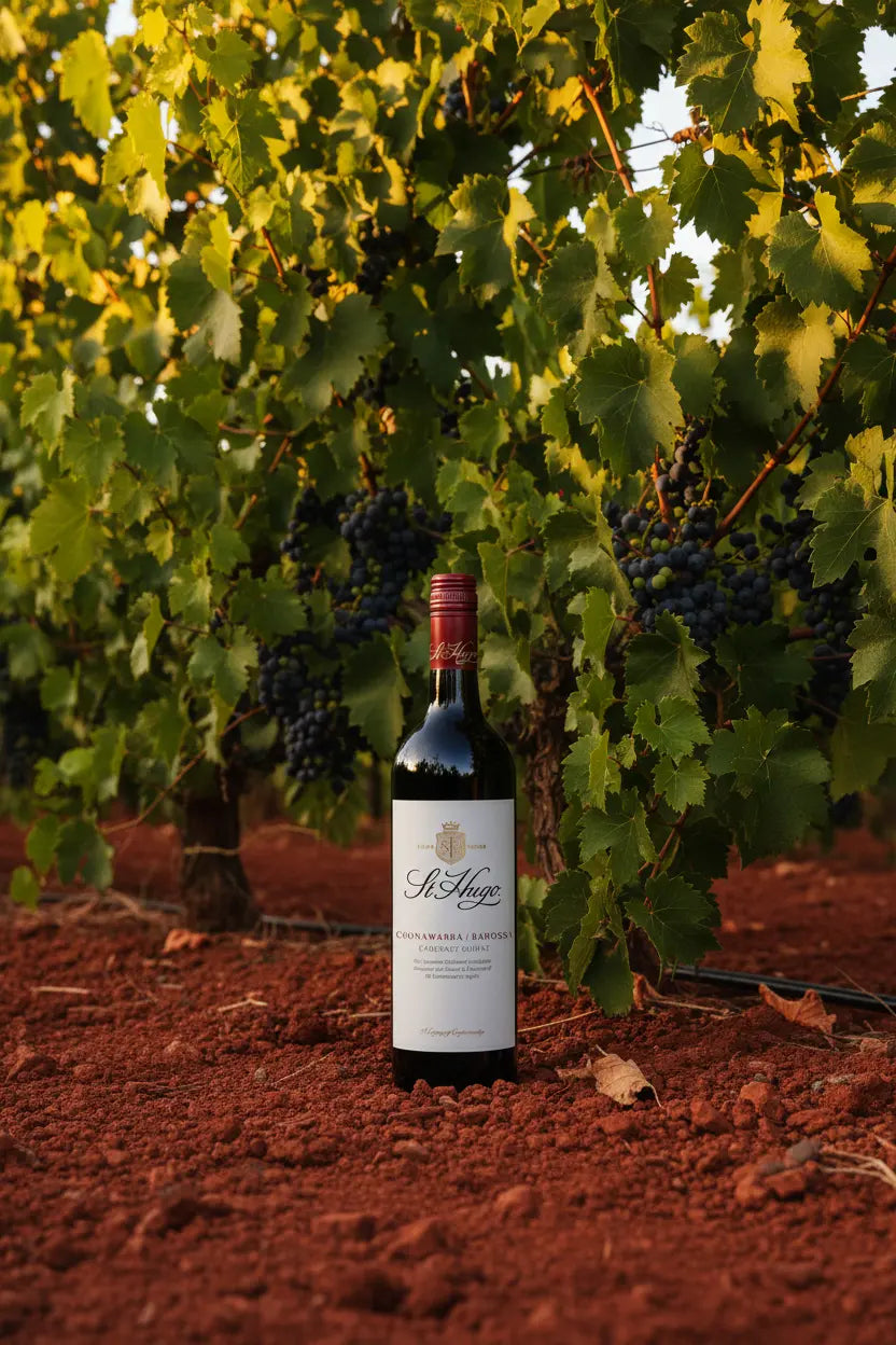 St Hugo Signature Cabernet Shiraz 2023 750ml red wine bottle from Coonawarra & Barossa