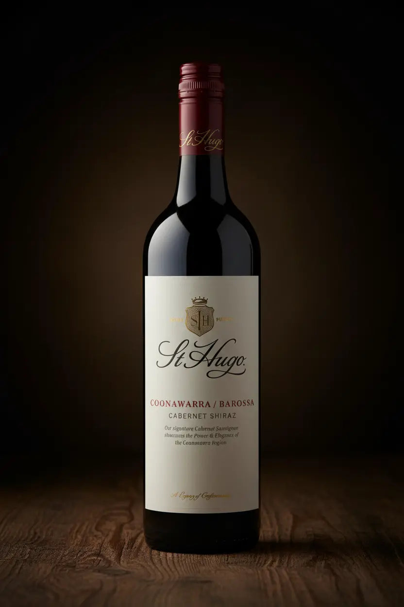 St Hugo Signature Cabernet Shiraz 2023 750ml red wine bottle from Coonawarra & Barossa