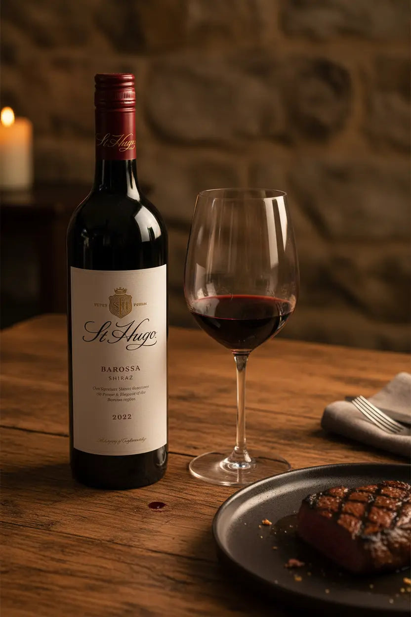St Hugo Signature Shiraz 2022 750ml bottle of red wine from Barossa Valley