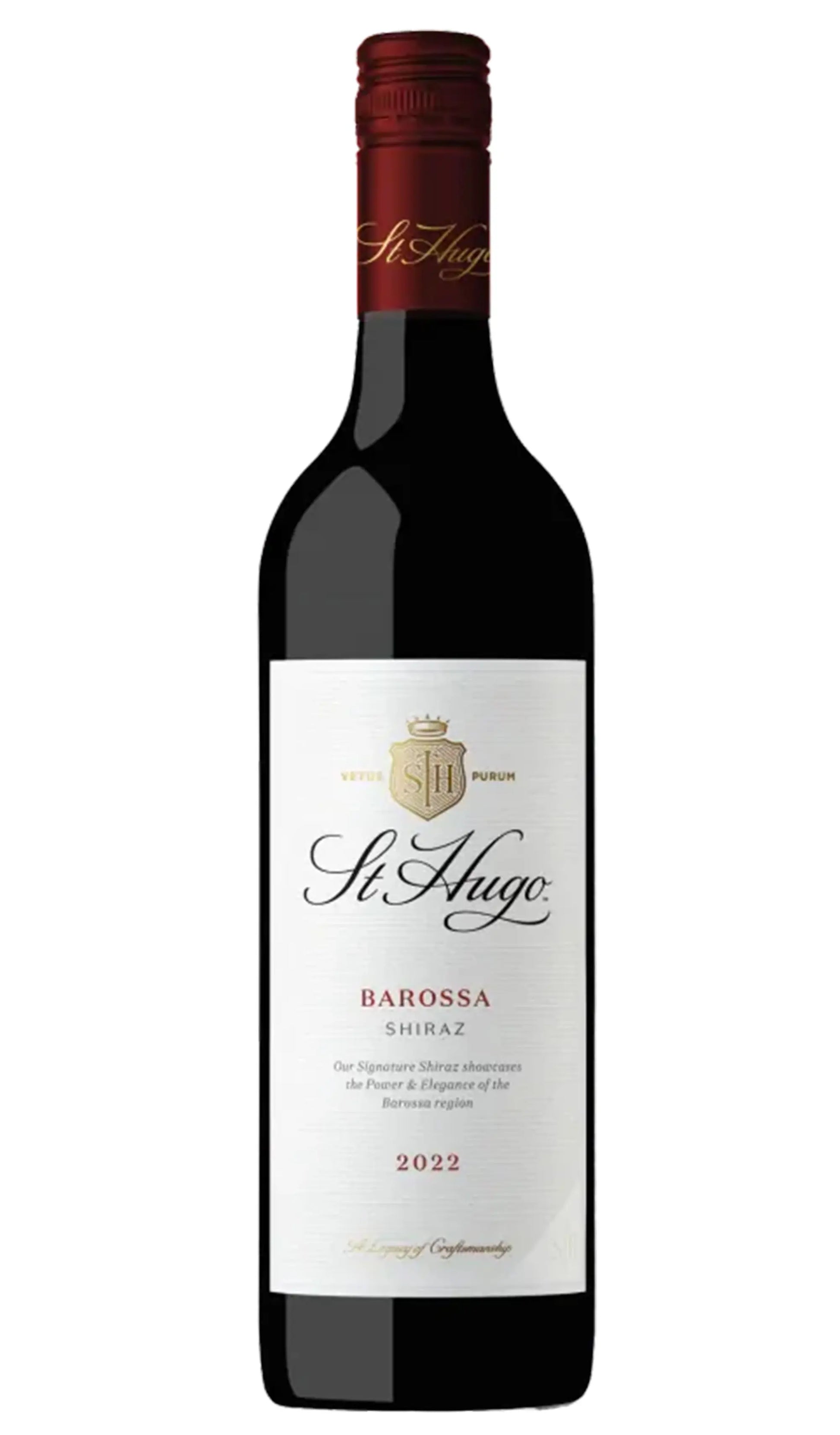 St Hugo Signature Shiraz 2022 750ml bottle of red wine from Barossa Valley