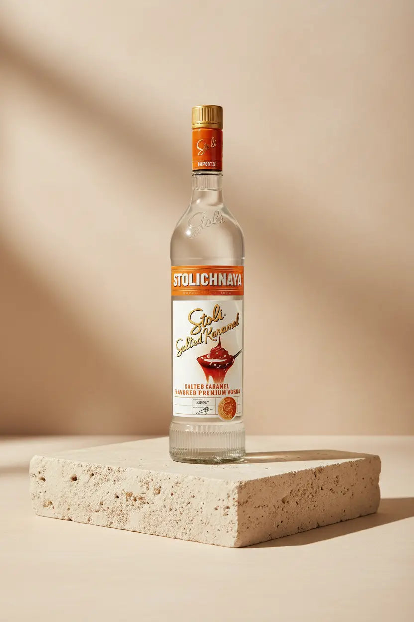 Buy Stoli Salted Karamel Vodka 700mL online at Wine Sellers Direct's best prices.