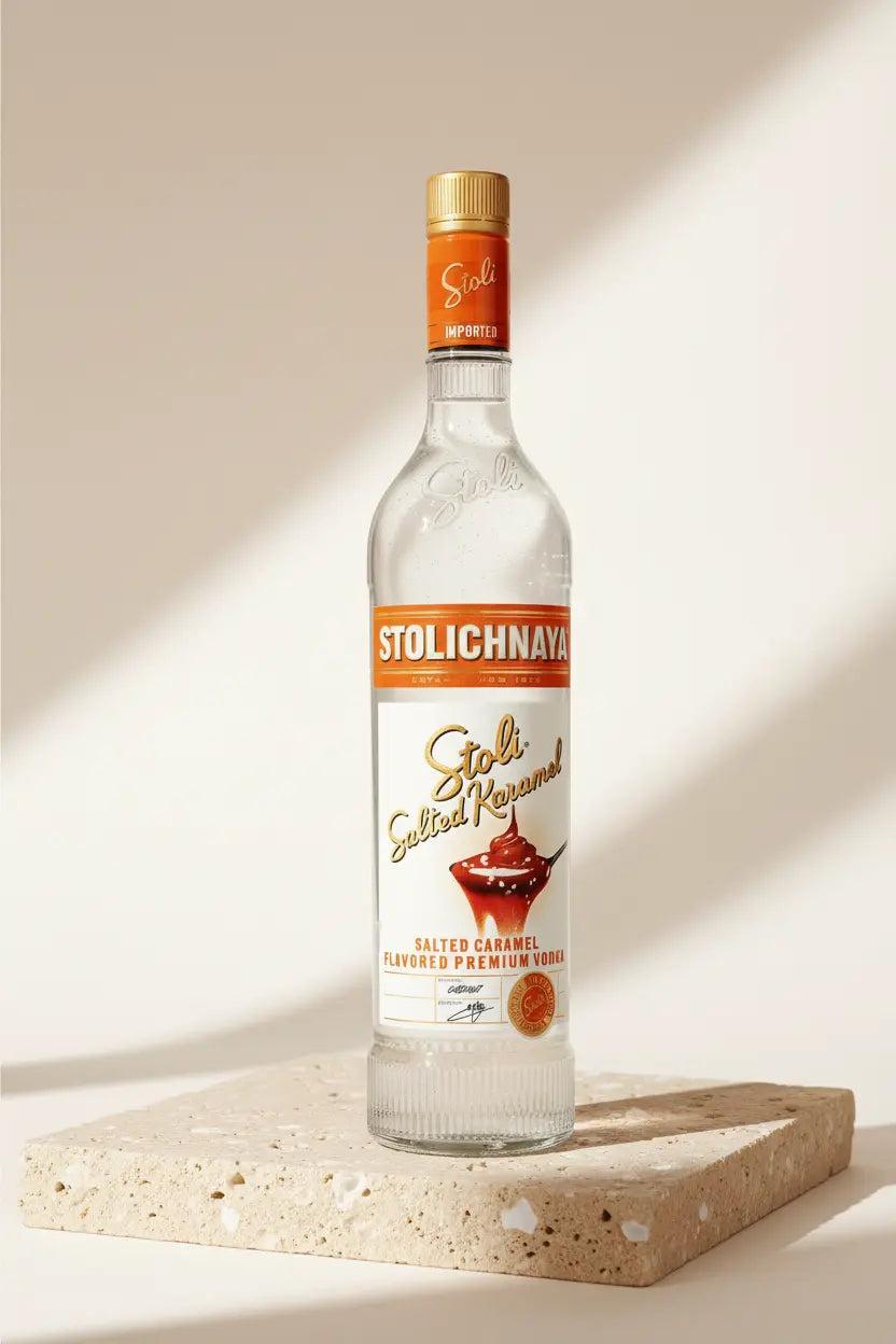 Buy Stoli Salted Karamel Vodka 700mL online at Wine Sellers Direct's best prices.