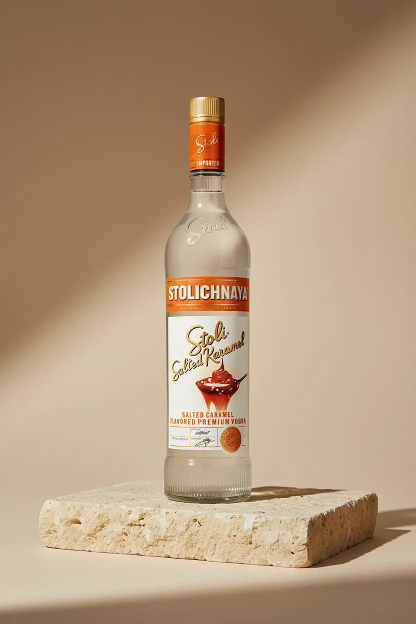 Buy Stoli Salted Karamel Vodka 700mL online at Wine Sellers Direct's best prices.