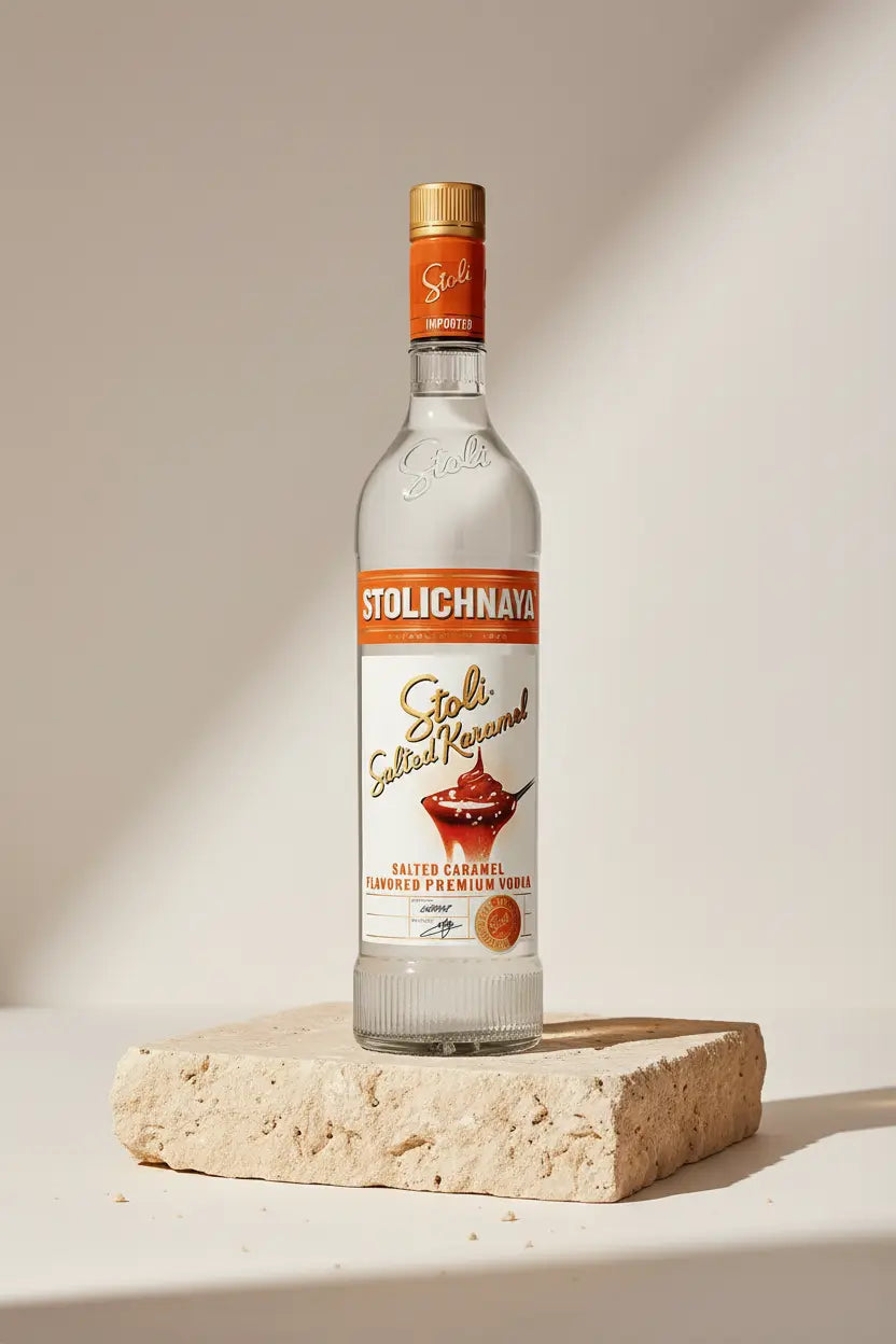 Buy Stoli Salted Karamel Vodka 700mL online at Wine Sellers Direct's best prices.
