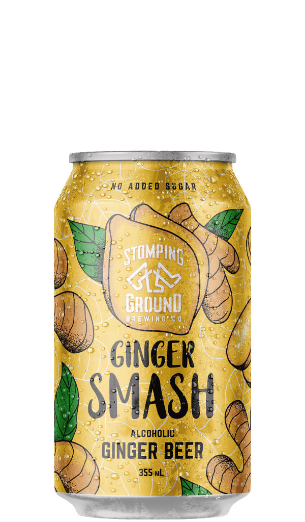 Stomping Ground Ginger Smash Ginger Beer 355mL - Wine Sellers Direct