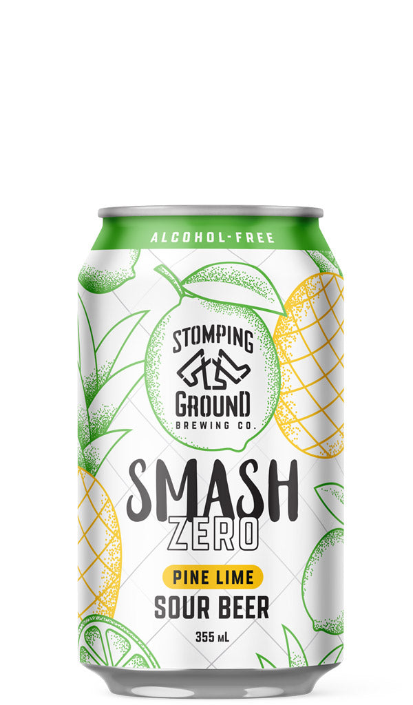 Find out more or buy Stomping Ground Smash Zero Pine Lime Alc Free Sour 355mL available online at Wine Sellers Direct - Australia's independent liquor specialists.