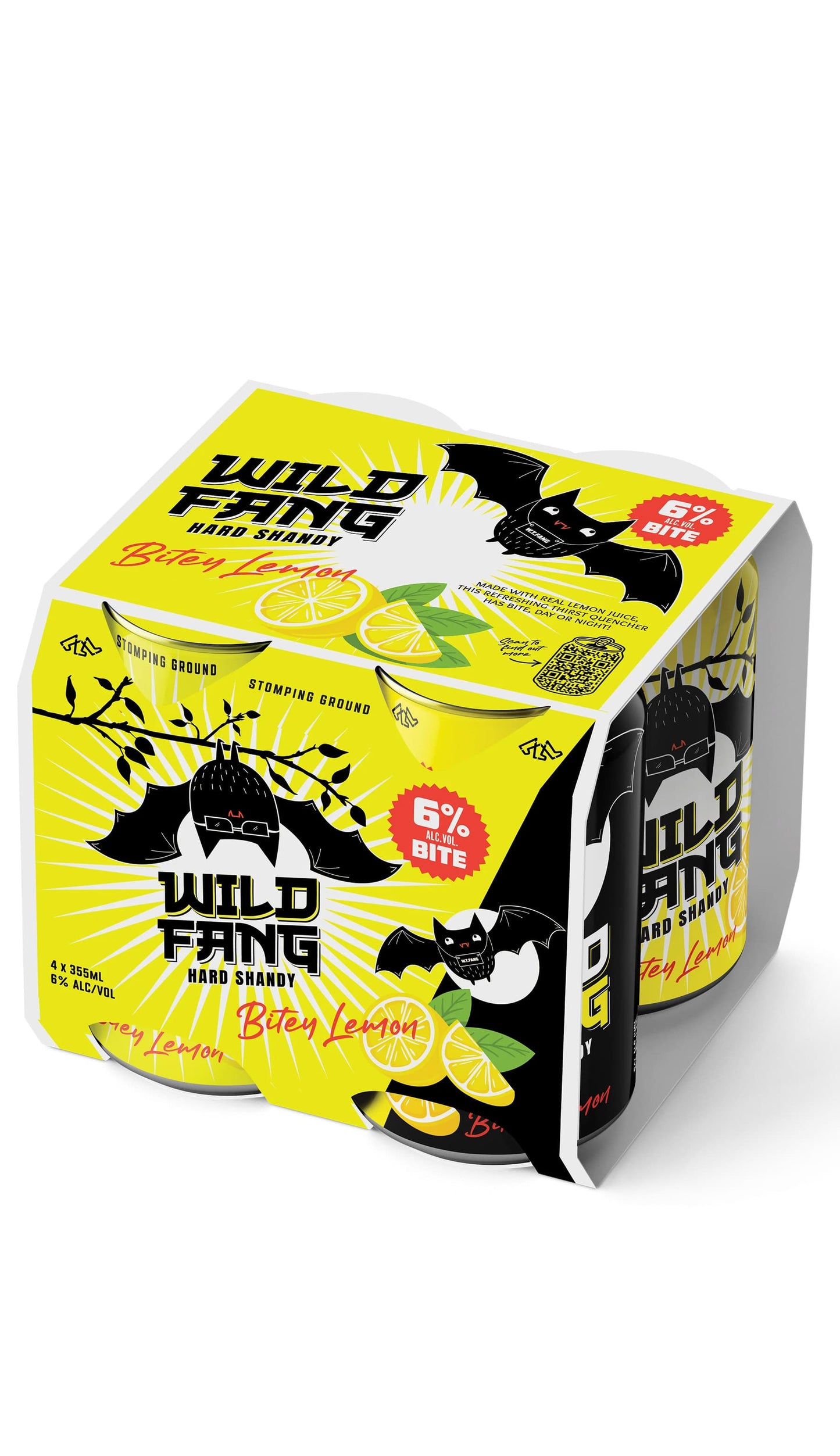 Find out more or buy Stomping Ground Wild Fang Hard Shandy 355ml online at Wine Sellers Direct - Australia’s independent liquor specialists.