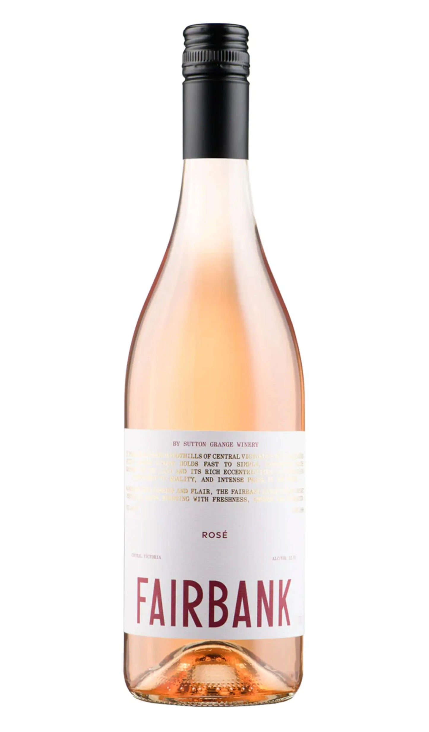 Sutton Grange Fairbank Rosé 2025 Central Victoria bottle