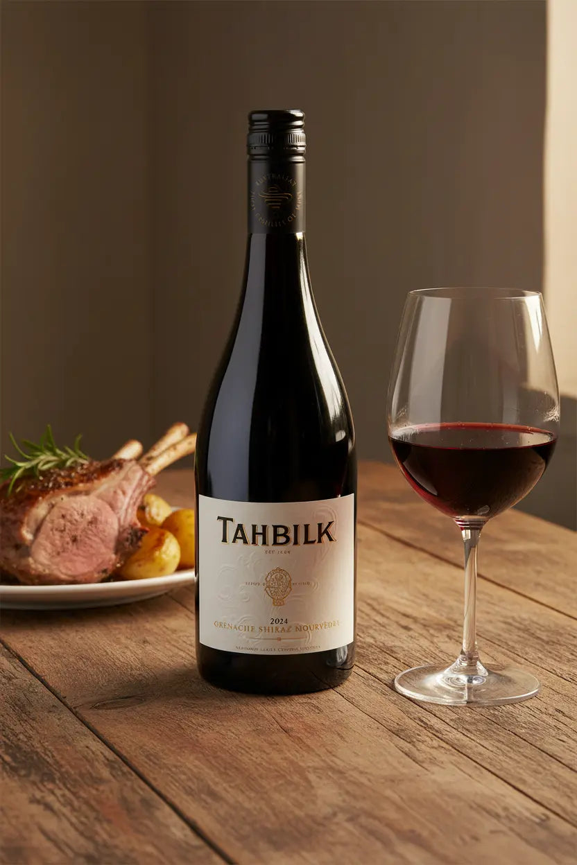 Tahbilk Estate Grenache Shiraz Mourvèdre 2024 750ml bottle of red wine from Nagambie Lakes