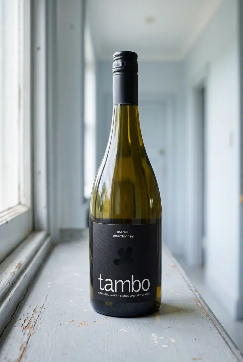 Tambo Merrill Chardonnay 2024 750mL bottle of white wine from Gippsland, Victoria.