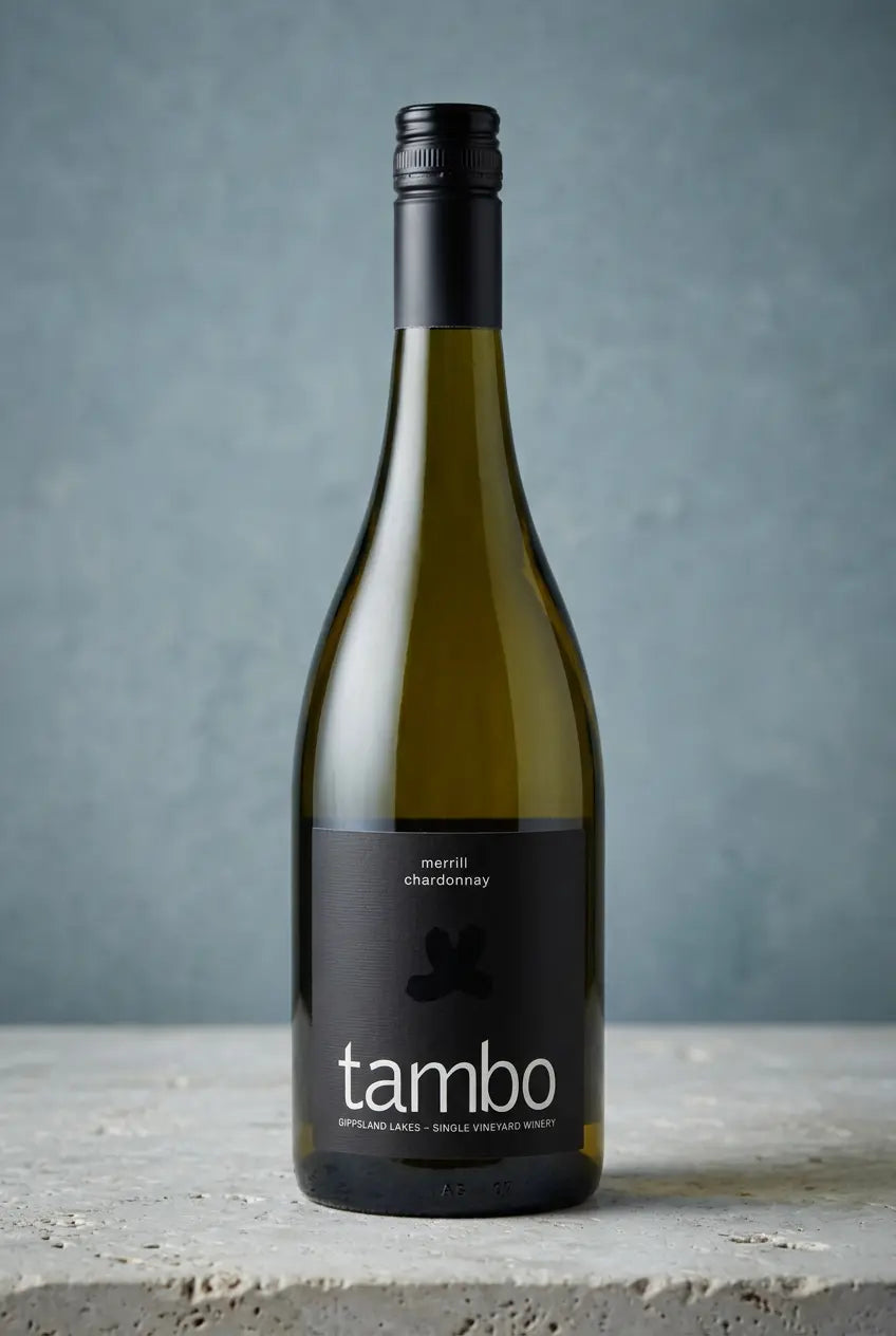 Tambo Merrill Chardonnay 2024 750mL bottle of white wine from Gippsland, Victoria.