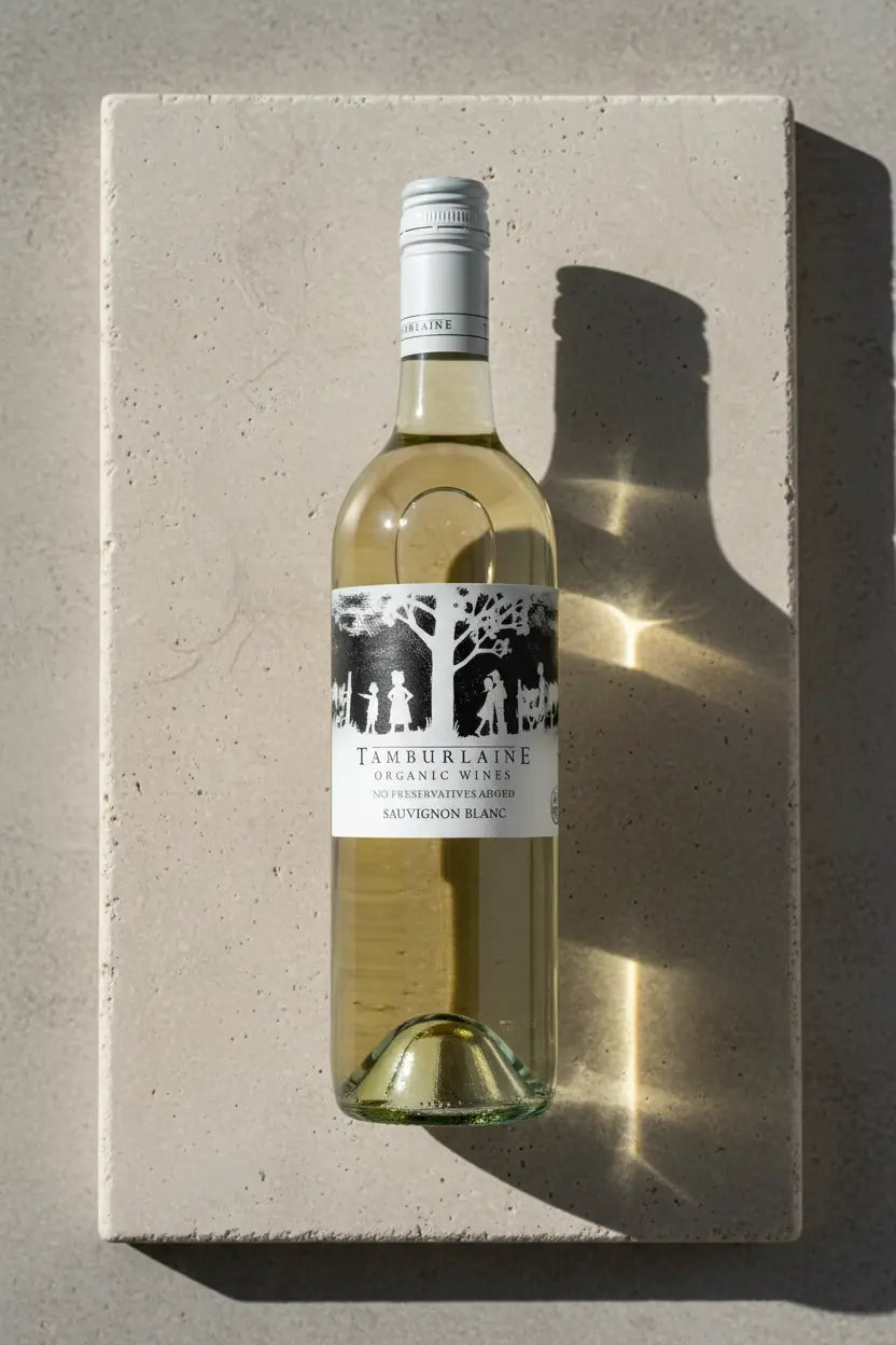Tamburlaine Sauvignon Blanc 2026 Organic & No Added Preservatives 750ml bottle of wine.