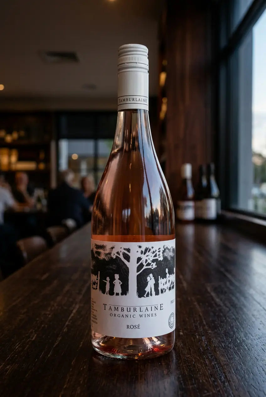 Tamburlaine Organic Vegan Rosé 2026 bottle – Wine Sellers Direct