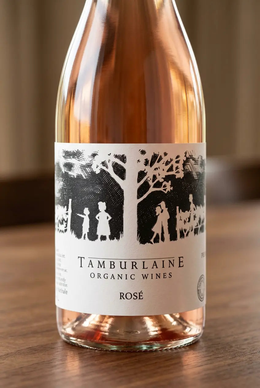 Tamburlaine Organic Vegan Rosé 2026 bottle – Wine Sellers Direct