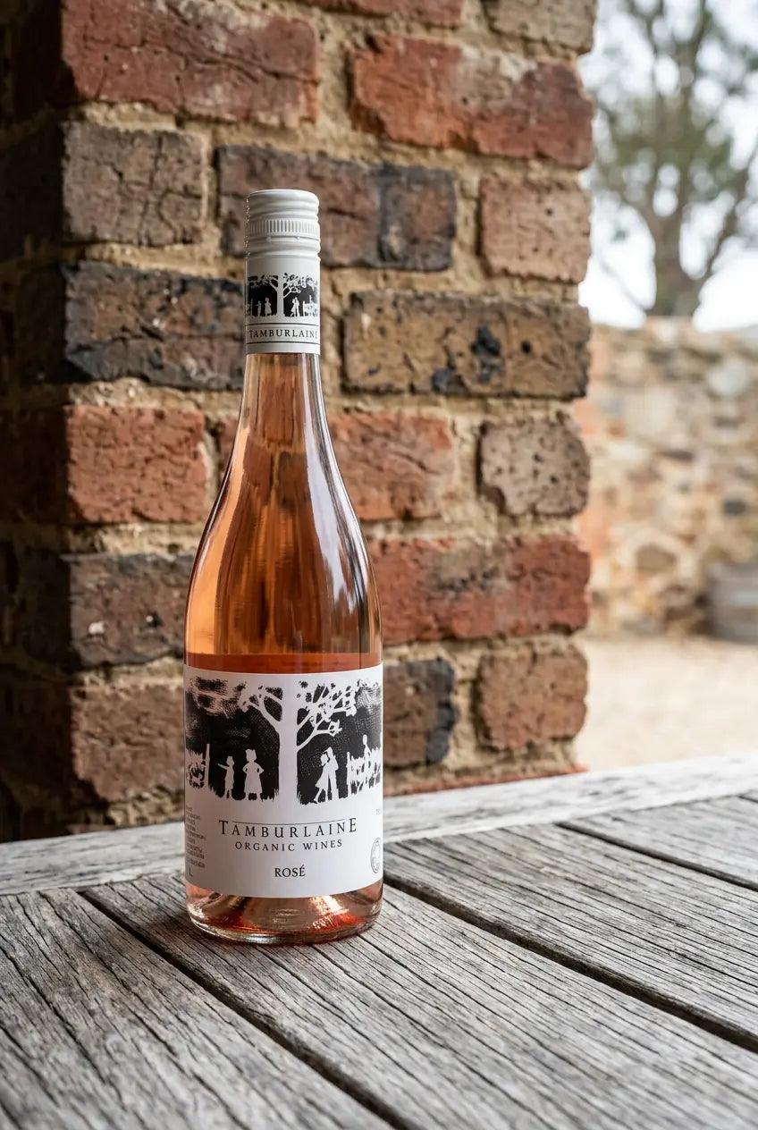 Tamburlaine Organic Vegan Rosé 2026 bottle – Wine Sellers Direct