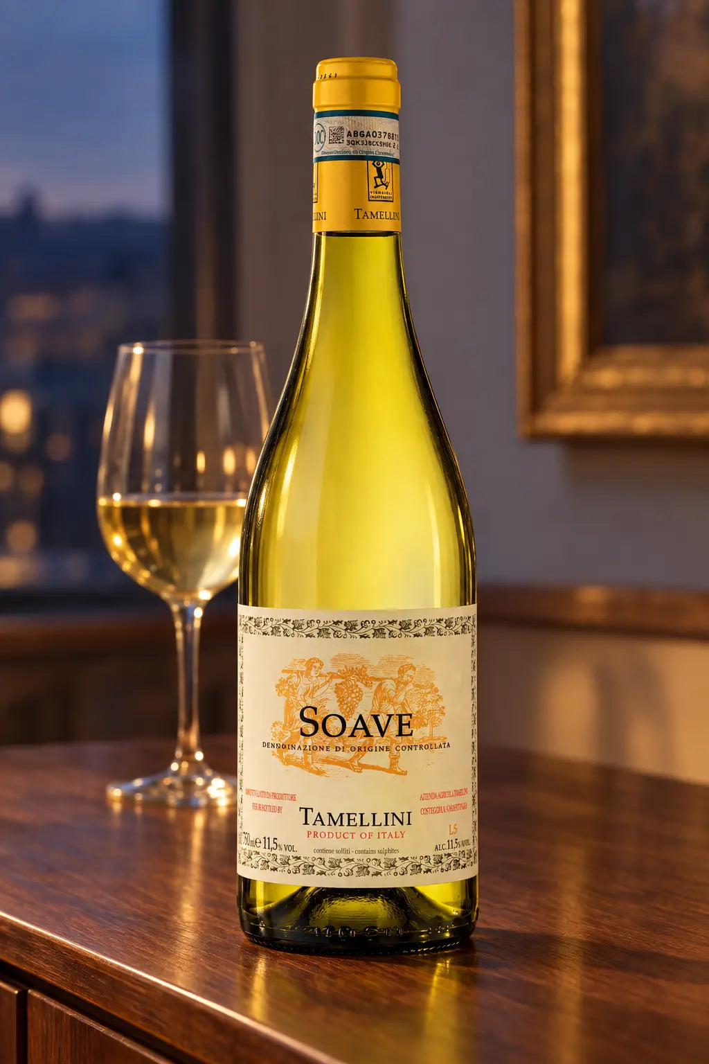 Tamellini Soave 2025 750mL bottle of white wine from Soave Veneto, Italy