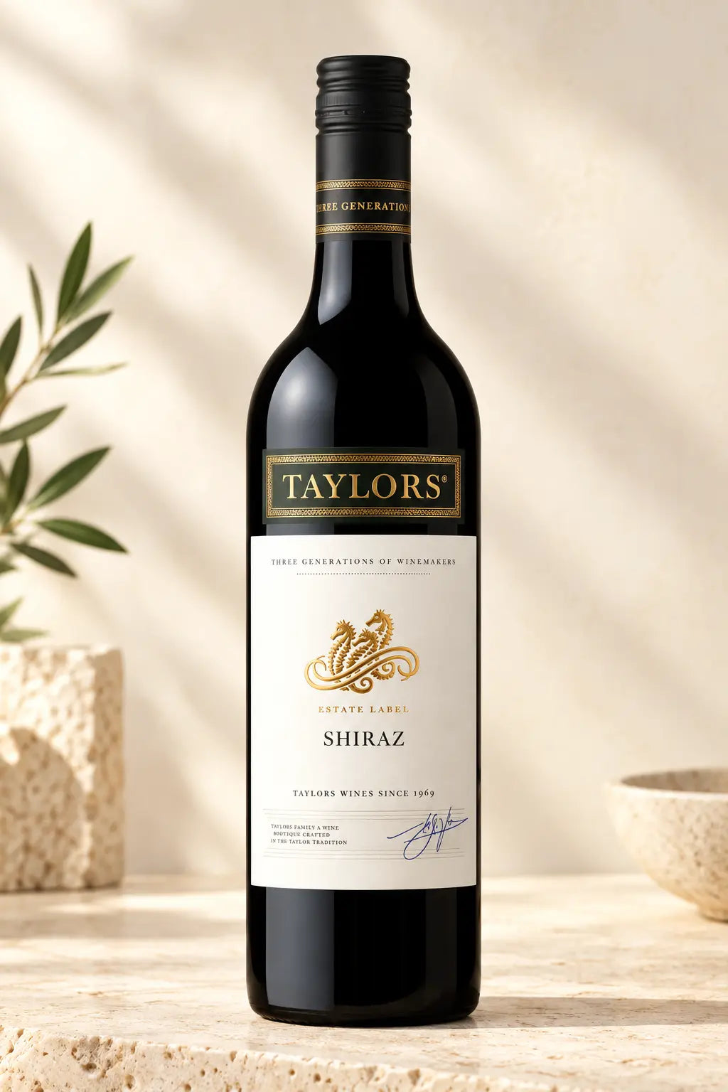 Taylors Estate Shiraz 2024 750mL bottle of red wine from Limestone Coast & Clare Valley
