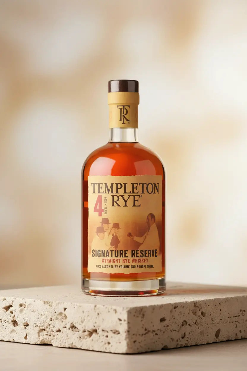Buy Templeton Signature Reserve Straight Rye Whiskey 4YO 700ml online at Wine Sellers Direct's best prices.